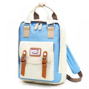 USB Backpack Student School Bag Waterproof Shoulder Bag Camping Travel
