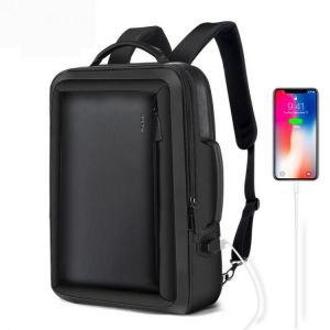 BOPAI 15inch Men USB Anti-theft Laptop Backpack Rucksack Waterproof Outdoor Business Travel Shoulder Bag