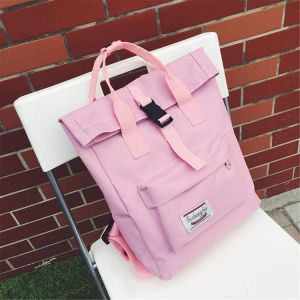 Banggood 10L Canvas Backpack Student School Bag Travel Camping Handbag Shoulder Pack Shopping Tote