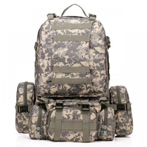 55L Military Tactical Army Backpack Rucksack Camping Hiking Trekking Bag