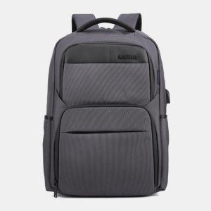 Men Large Capacity Mukti-layer Waterproof Multifunctional Backpack Handbag With USB Charging Port