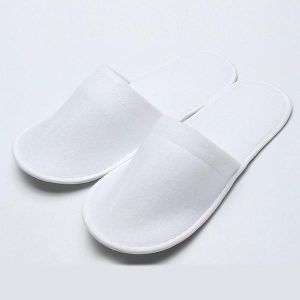 shopping נעלי גברים 1Pair Closed Toe White Disposable Hotel Slippers SPA Slippers