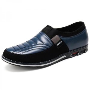 Men Microfiber Leather Spicing Non-Slip Casual Business Office Oxfords