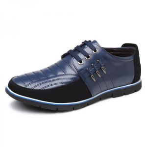 Big Size Men Microfiber Business Soft Oxfords Leather Shoes