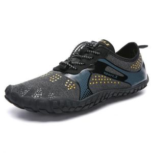 Men Elastic Cloth Outdoor Slip Resistant Hiking Walking Sneakers