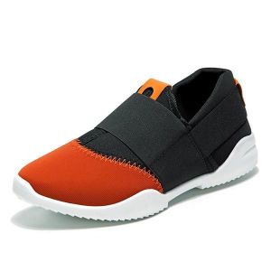 shopping נעלי גברים Men Breathable Elastic Bnad Slip On Casual Sneakers