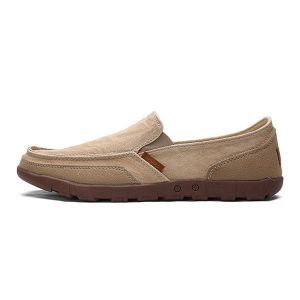 Men Casual Slip On Flat Shoes Fashion Round Toe Comfortable Sneakers
