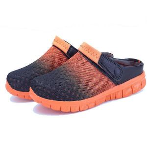 shopping נעלי גברים Men Mesh Beach Outdoor Slip On Comfortable Flats Sandals Slipper Shoes