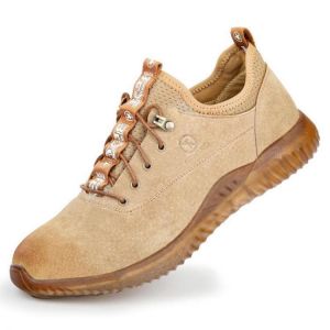 Men Slip Resistant Lightweight Anti-Crash Soft Safety Work Shoes