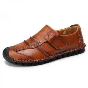 Menico Men Casual Spicing Leather Non-slip Soft Sole Business Oxfords