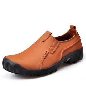 Men Casual Convenience Slip-on Suede Flats Daily  Office Loafers