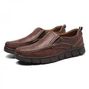 Menico Men Casual Business Soft Sole Walking Leather Oxfords