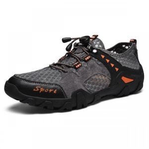 Men Mesh Breathable Slip Resistant Outdoor Hiking Sneakers