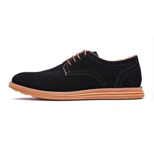 Big Size New Autumn Men Lace Up Casual Flat Suede Sport Shoes