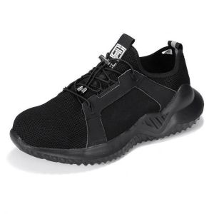 Men Steel Toe Lightweight Soft Sole Puncture Proof Safety Work Shoes