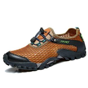 Men Mesh Anti Collision Toe Hiking Climbing Outdoor Athletic Shoes