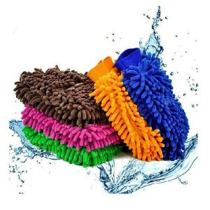 1 piece Car Product Cache Gloves Chenille Wash Mitt Brush Washing Tools