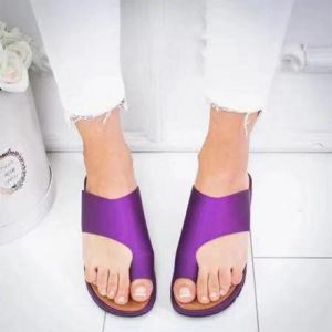Large Size Casual Soft Clip Toe Flat Sandals