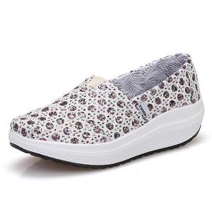 Women Canvas Crystal Outdoor Sport Flat Casual Shoes