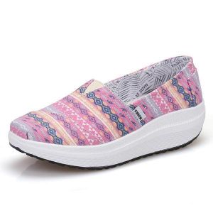 Women Canvas Breathable Sport Outdoor Flat Casual Shoes