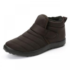 Large Size Women Hook Loop Waterproof  Lightweight Ankle Winter Snow Boots