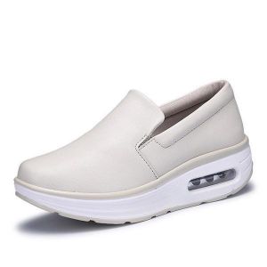 US Size 5-10 Flats Women Casual Outdoor Rocker Sole Shoes
