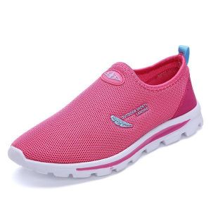 Mesh Breathable Slip On Casual Athletic Shoes
