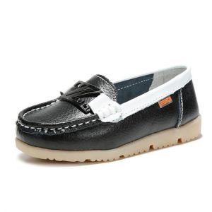 shopping נעלים לילדים Children Casual Shoes Flats Soft Sole Leather Sneakers Slip on Loafers Boat Footwear