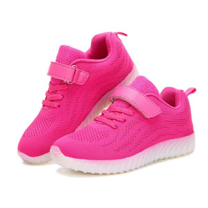 shopping נעלים לילדים Kids Light Up LED Sport Shoes Girls Boys Mesh sneakers Flash Shoes