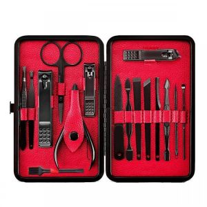 shopping ציפורניים Y.F.M&reg; 16pcs Portable Nail Clipper Manicure Pedicure Set Earpick Pedicure Kit