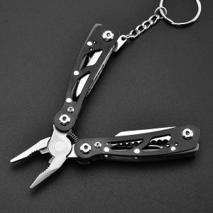 9 IN 1 Folder Multi-function Pliers Tool  Stainless Steel Portable Tools With Nylon Bag