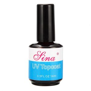 Topcoat Top Coat Acrylic Nail Art Polish Gloss Gel UV