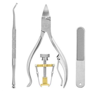 Y.F.M&reg; 4pcs Ingrown Toenails Nipper Clipper File Lifter Cutter Kit Paronychia Corrector Thick Nails