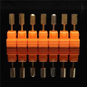 Stainless Steel Smooth Nail Drill Bits Machine Manicure Tools Polish File Grinding 3/32''