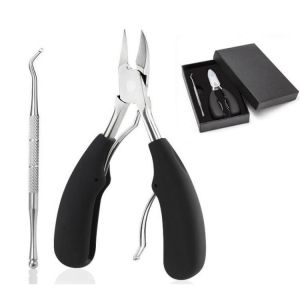 2 In 1 Ingrown Toenail Nipper Nails Clipper Nail Lifter Kit Paronychia Care Manicure Pedicure Tools