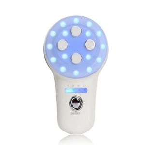 LuckyFine 4 in1 RF Radio Frequency Skin Firming Blue LED Photon Machine Facial Skin Care Wrinkle Removal