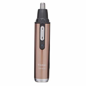 KEMEI KM-6619 110-220V Safe Stainless Rechargeable Nose &amp; Ear Hair Removal Trimmer Mute Handy