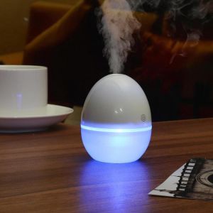 Portable Mini Home LED Night Light USB Humidifier Purifier Atomizer Air Purifier Diffuser