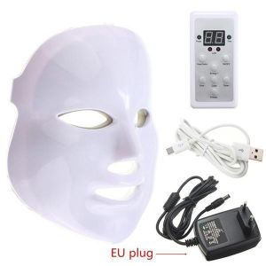 Photon LED Skin Rejuvenation Therapy Face Facial Mask 3 Colors Light Wrinkle Removal Anti Aging