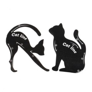 Cat-shaped Eyeliner Stencil Eyes Liner Stencil Models Eye Shadow Template Shaper Makeup Tool