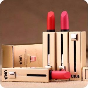 shopping איפור UBUB Velvet Lipstick Lasting Moisturizing Lip Balm Waterproof Lips Makeup Cosmetic 6 Colors