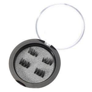 shopping איפור Magnetic Eyelashes Reusable Ultra Thin Black Thicker 3D Magnet False Lash Makeup