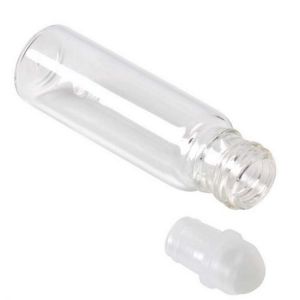 shopping איפור Empty Clear Glass Roll on Bottles Refillable Roller Ball Essential Oil Liquid Bottle 10ml