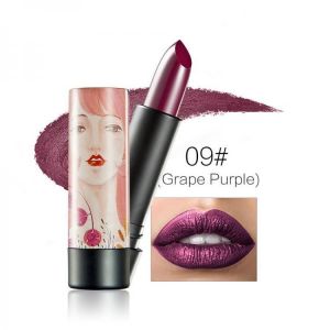 12 Colors Glitter Shimmer Lip Stick Lips Makeup Waterproof Long Lasting