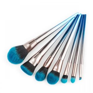 7Pcs Makeup Brushes Diamond Foundation Cosmetic Eyeshadow Eyeliner Lip Brush Set