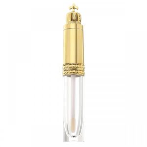 5Pcs 8ml Queen Gold Crown Empty Liquid Lip Gloss Tube Refillable Eyelash Growth Fluid Bottles