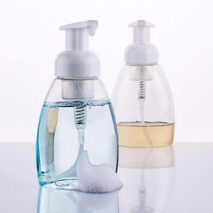 300ml Foaming Bottle Fine Shampoo Lotion Refillable Bottles Foam Pump Soap Dispenser