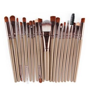 20Pcs Professional Makeup Brushes Cosmetic Synthetic Hair Brushes Kit Set