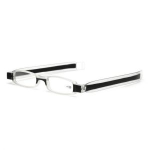 360 Degree Rotating Folding Reading Glasses Unisex Mini Reading Glasses With Clothes Hook