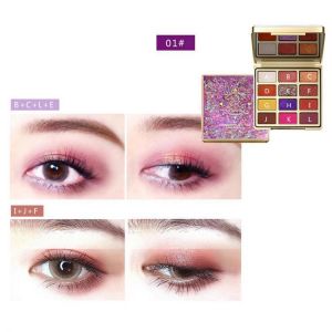 Quicksand Shimmer Eyeshadow Palette 1
